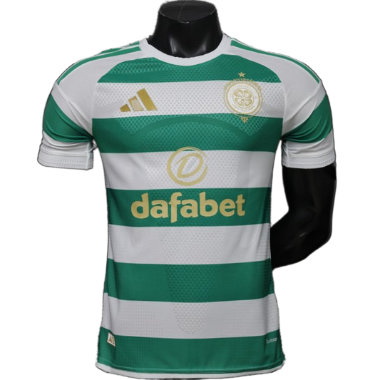 Celtic 2026/27 Home Jersey – Player Version – White/Green