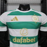 Celtic 2026/27 Home Jersey – Player Version – White/Green