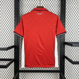 Panama 2026 Home Jersey – Red/Navy Trim