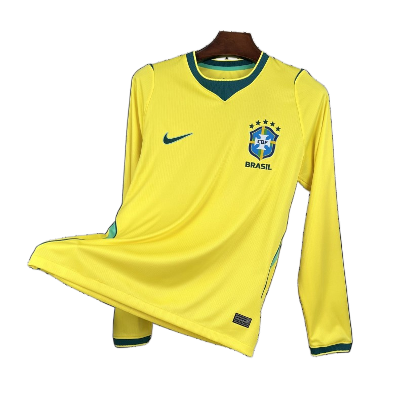Brazil 2026 World Cup Home Jersey – Long Sleeve