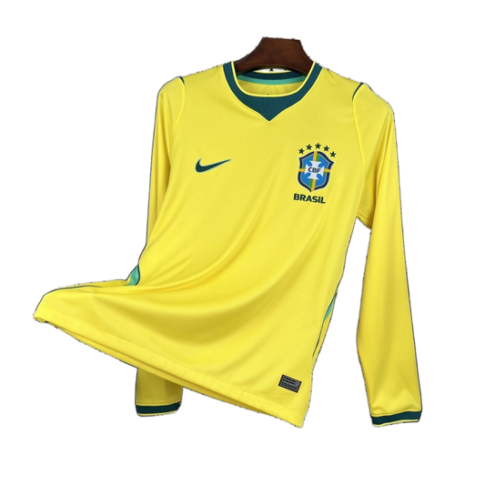 Brazil 2026 World Cup Home Jersey – Long Sleeve