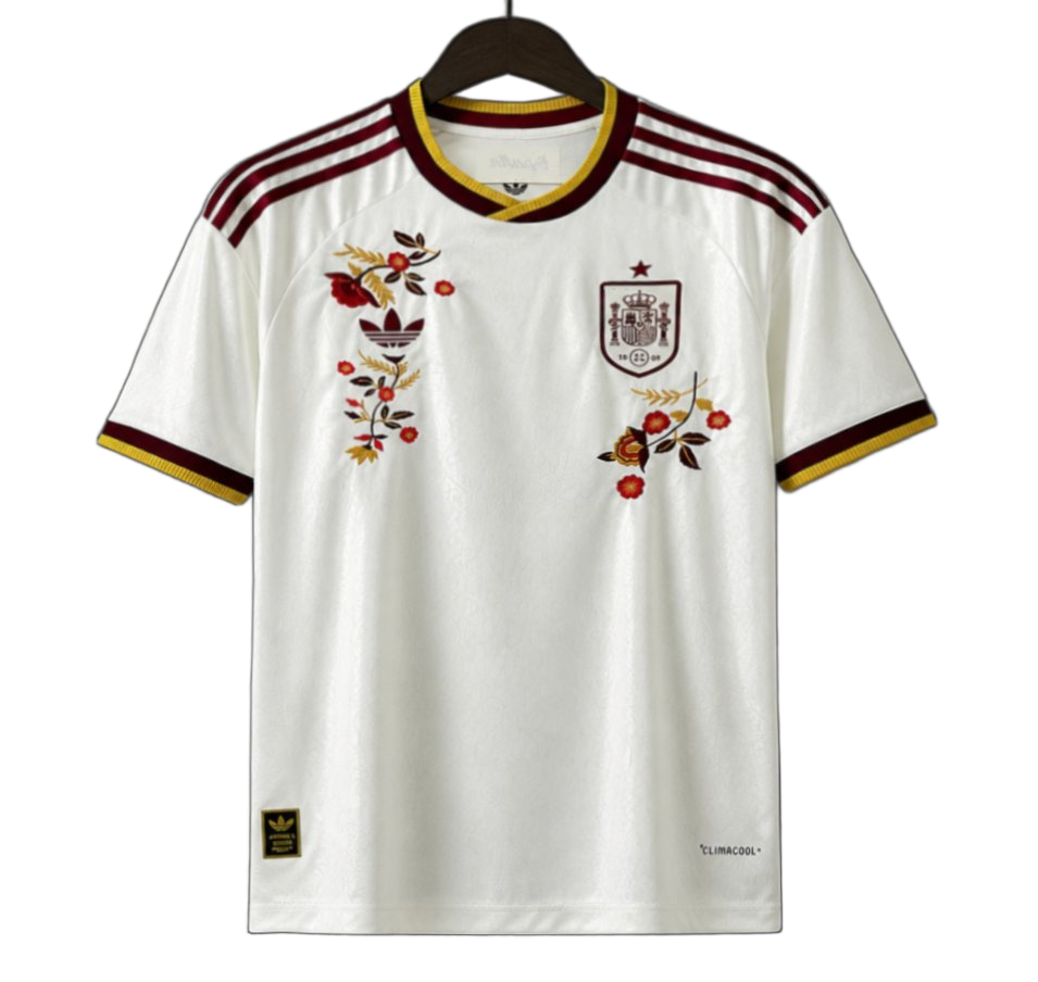Spain 2026 Jersey – Special Edition – White – Floral Off