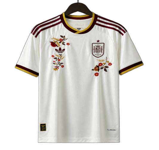 Spain 2026 Jersey – Special Edition – White – Floral Off