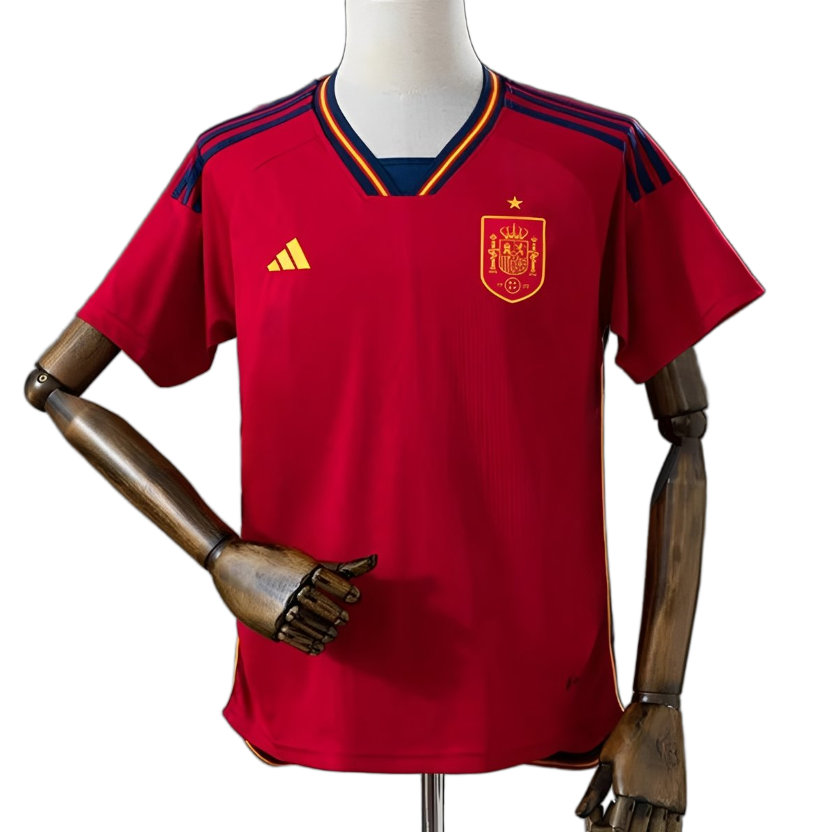 Spain 2022 Home Jersey – Retro Version