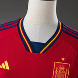 Spain 2022 Home Jersey – Retro Version