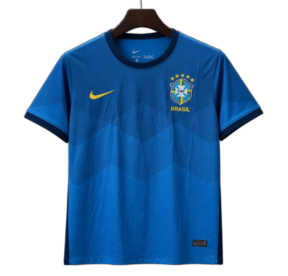 Brazil 2021 Away Jersey – Retro Version – Blue