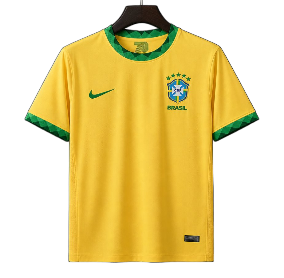 Brazil 2021 Home Jersey – Retro Version
