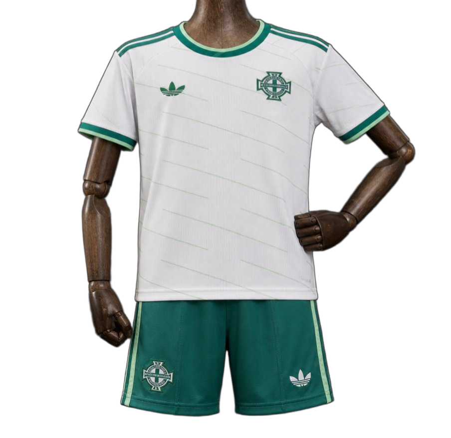Northern Ireland 2026 Away Jersey – Kids – White