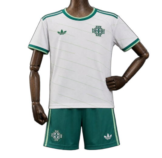 Northern Ireland 2026 Away Jersey – Kids – White