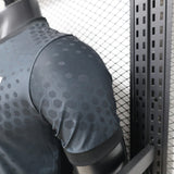 South Korea 2026 Away Jersey – Player Version – Grey – Dark Tonal Dot Allover Print
