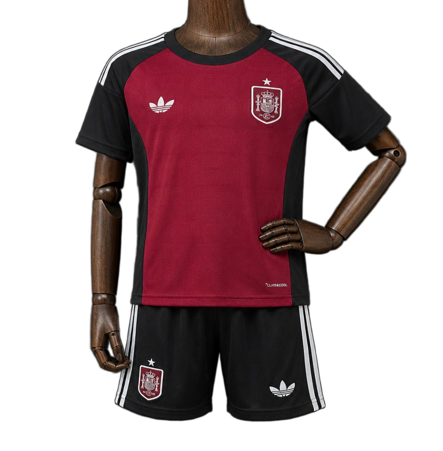 Spain 2026 Goalkeeper Kids Kit – Black