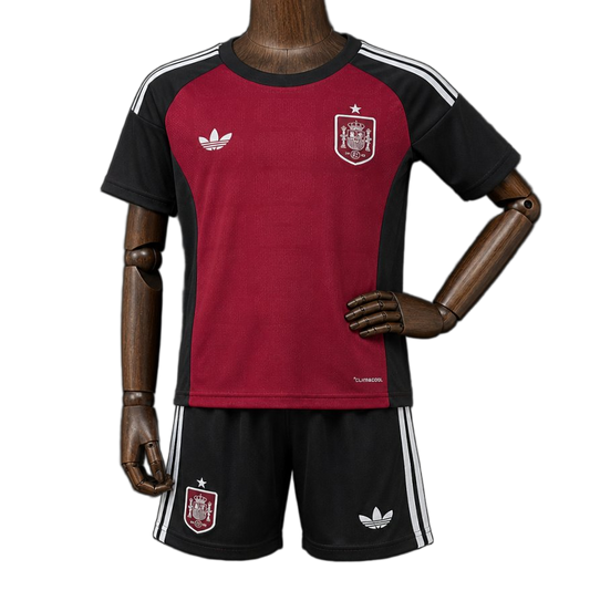 Spain 2026 Goalkeeper Kids Kit – Black