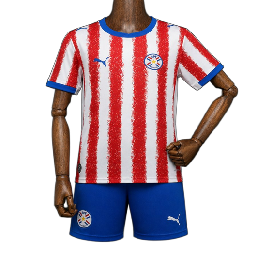 Paraguay 2026 Home Jersey – Kids