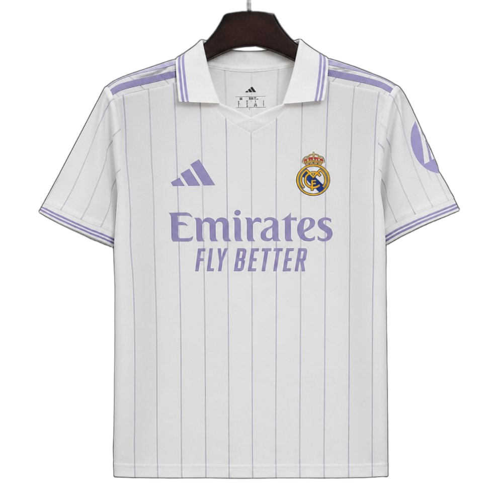 Real Madrid 2026/27 Jersey – White – Vintage Style Polo
