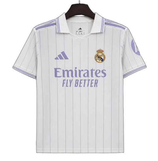 Real Madrid 2026/27 Jersey – White – Vintage Style Polo