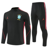 Brazil 2026/27 Training Kids Kit – Black/Red