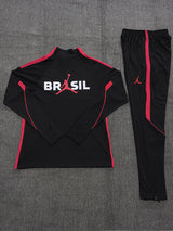 Brazil 2026/27 Training Kids Kit – Black/Red