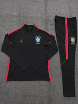 Brazil 2026/27 Training Kids Kit – Black/Red