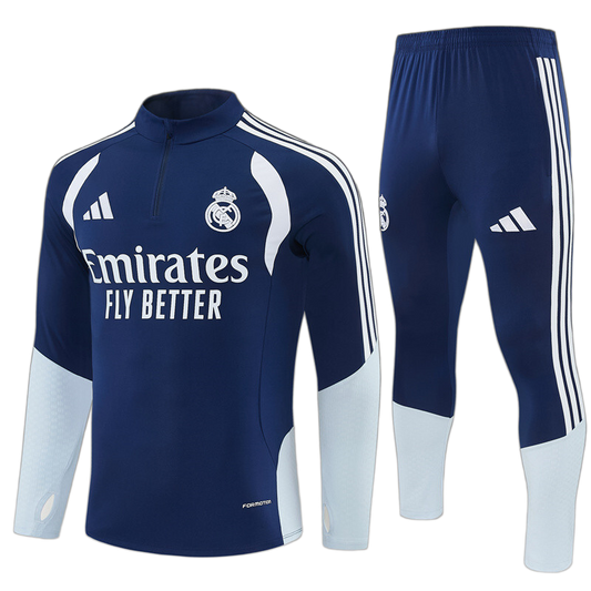 Real Madrid 2026/27 Training Kids Kit – Blue/Navy