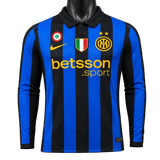 Inter Milan 2026/27 Home Jersey – Player Version – Long Sleeve