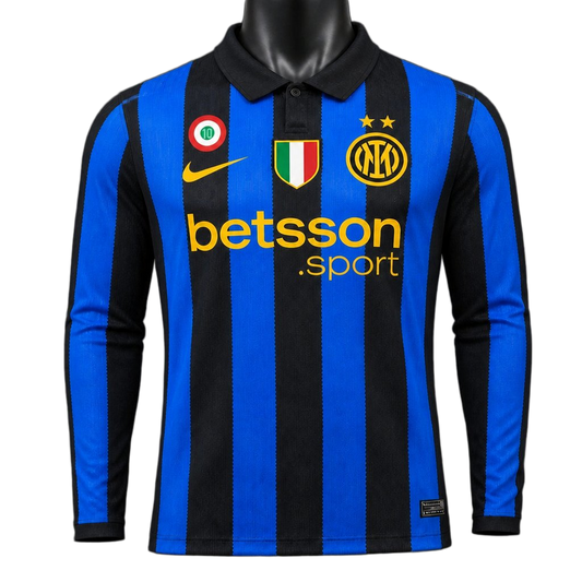 Inter Milan 2026/27 Home Jersey – Player Version – Long Sleeve