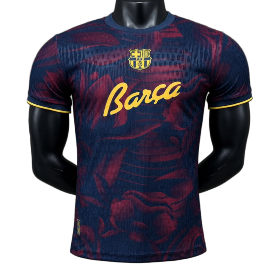 FC Barcelona 2026/27 Jersey – Player Version – Special Edition – Red/Blue – Abstract Barca Script