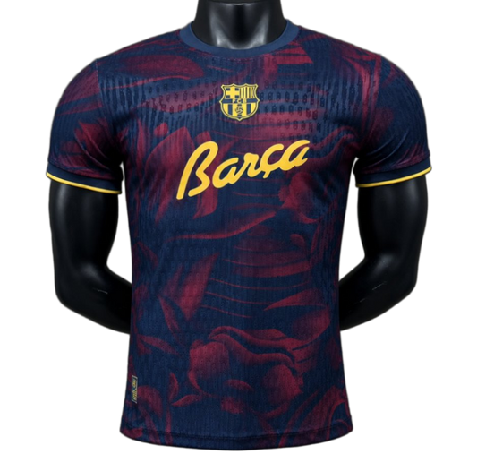 FC Barcelona 2026/27 Jersey – Player Version – Special Edition – Red/Blue – Abstract Barca Script