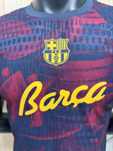 FC Barcelona 2026/27 Jersey – Player Version – Special Edition – Red/Blue – Abstract Barca Script