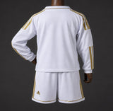 Real Madrid 2011/12 Home Kids Kit – Long Sleeve – Retro Version