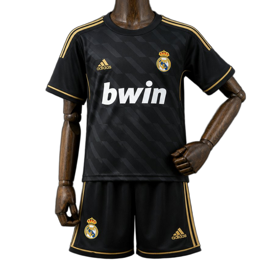Real Madrid 2011/12 Away Kids Kit – Retro Version