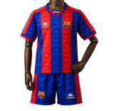 FC Barcelona 1996/97 Home Kids Kit – Retro Version