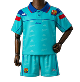 FC Barcelona 1992/95 Away Kids Kit – Retro Version
