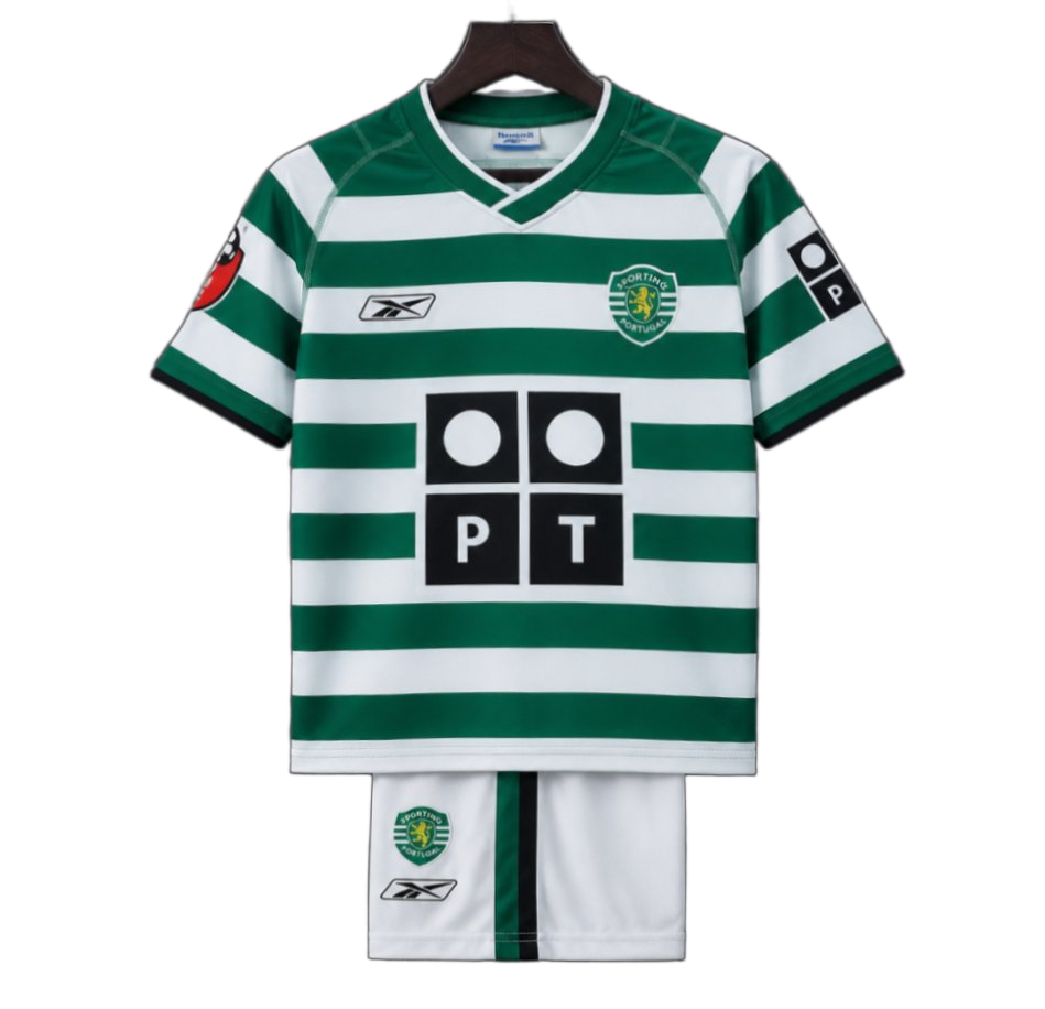 Sporting 2003/04 Home Kids Kit – Retro Version