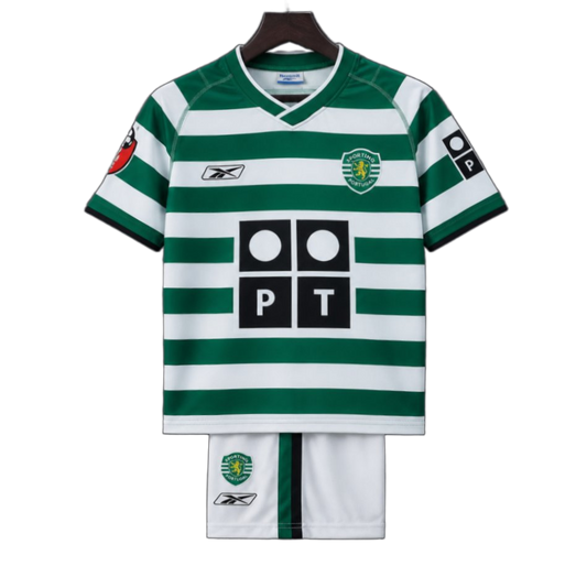 Sporting 2003/04 Home Kids Kit – Retro Version