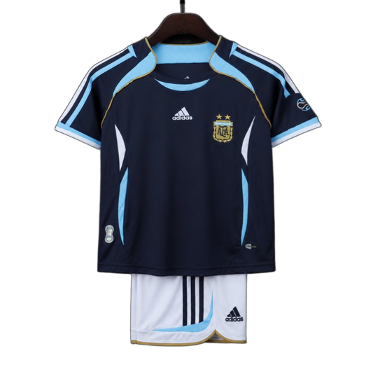 Argentina 2006 Away Kids Kit – Retro Version