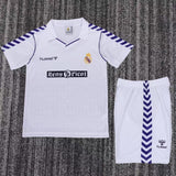 Real Madrid 1988/90 Home Kids Kit – Retro Version