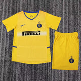 Inter Milan 2002/03 Away Kids Kit – Retro Version