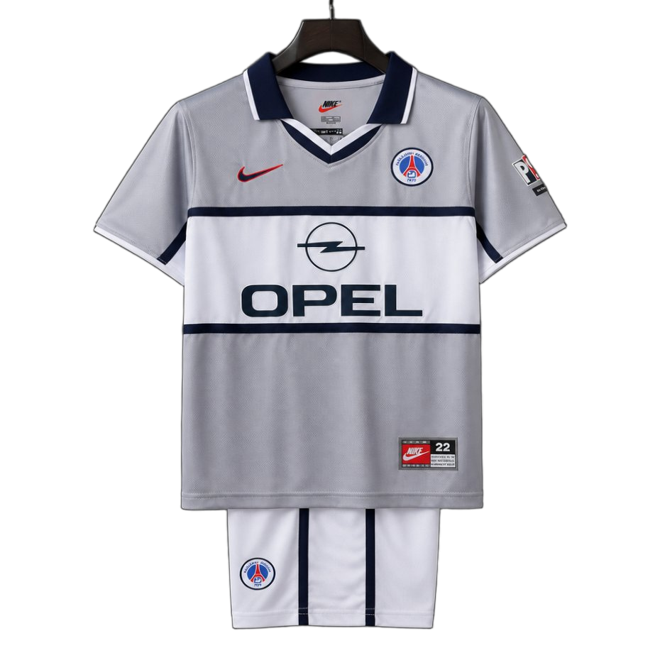 Paris Saint – Germain 2000/01 Away Kids Kit – Retro Version