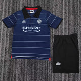 Manchester United 1999/00 Away Kids Kit – Retro Version