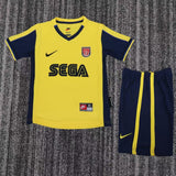 Arsenal 2000/01 Away Kids Kit – Retro Version