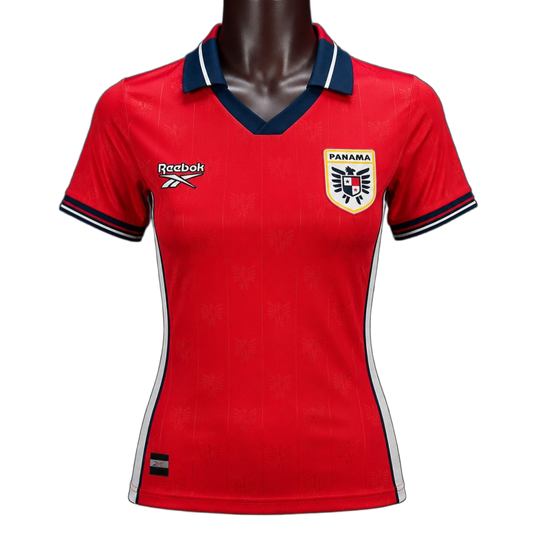 Panama 2026 Home Jersey – Red/Blue Trim