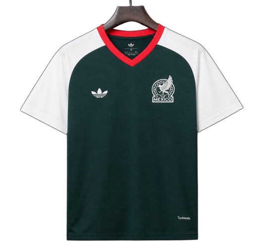 Mexico 2026 Training Jersey – White/Green – Dark