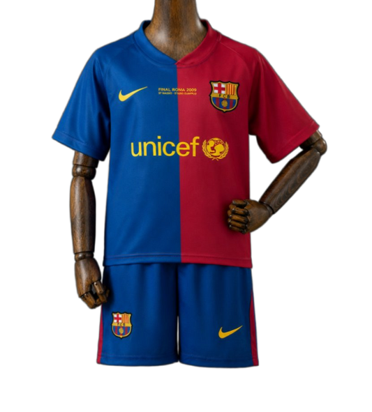 FC Barcelona 2008/09 Home Kids Kit – Retro Version