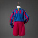 FC Barcelona 2005/06 Home Kids Kit – Long Sleeve – Retro Version
