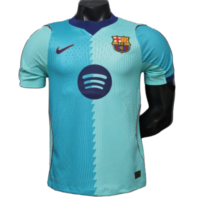 FC Barcelona 2026/27 Third Jersey – Player Version – Blue/Teal