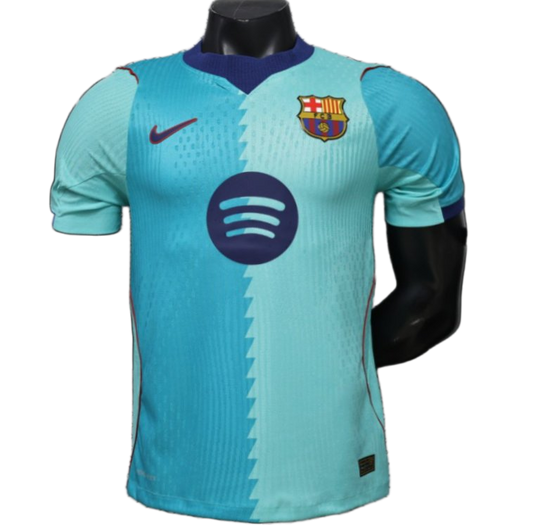 FC Barcelona 2026/27 Third Jersey – Player Version – Blue/Teal
