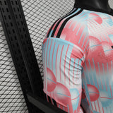 Belgium 2026/27 Away Jersey – Player Version – Long Sleeve – Blue/Pink