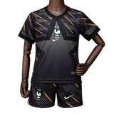 France 2026 Away Kids Kit – Black/Orange