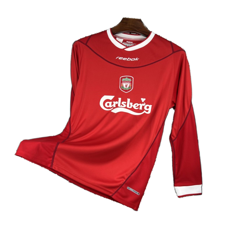 Liverpool 2002/04 Home Jersey – Long Sleeve – Retro Version