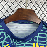 Brazil 2024 Pre – Match Training Top – Player Version – Retro Version